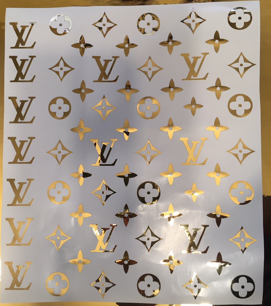 Louis Vuitton Logo Pattern