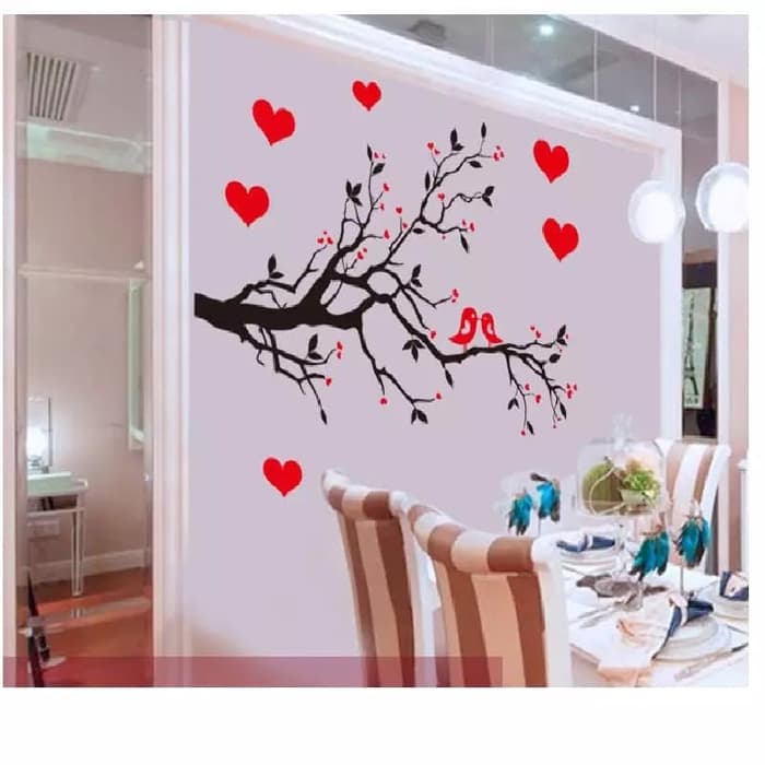 Wallpaper Dinding Ranting Pohon Sakura 50 X 70 Kode Love